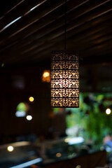 lantern in the night