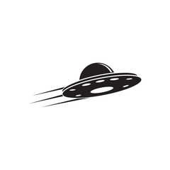 UFO vector logo template illustration