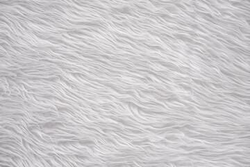 Close up texture of white soft wool for background
