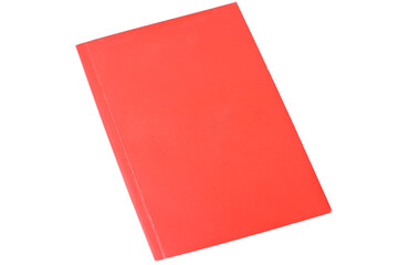 Red book on transparent background.