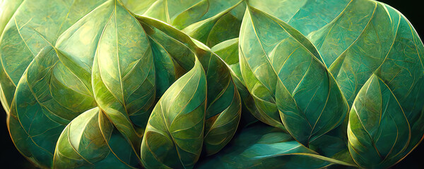Obraz premium Abstract organic shapes lines waves panorama background wallpaper