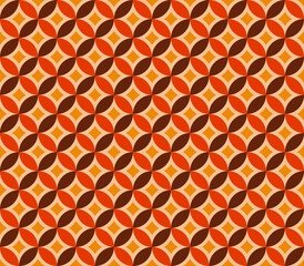 Abstract. Retro pattern seamless background. Vector.
