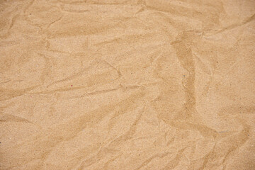 Close up of Recycled brown wrinkle paper texture for background