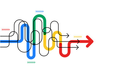 Abstract arrow direction. Technology background. High speed. Hi-tech