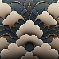 Beautiful tiles collection with multiple culture reference - obrazy, fototapety, plakaty