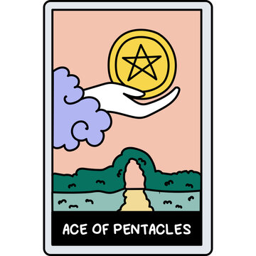 ace of pentacles tarot card