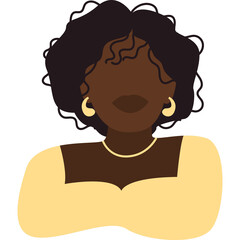 woman abstract portrait character