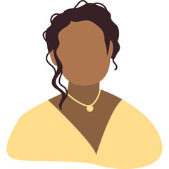 woman abstract portrait character