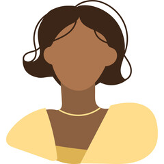 woman abstract portrait character