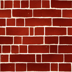 Bricks seamless pattern, 3D rendering, 3D rendering.