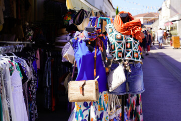 city market shop clothing street sidewalk store for women fashion exterior boutique clothes