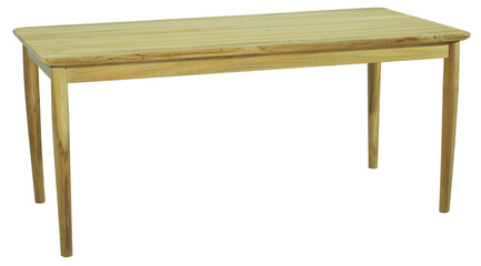 simply wooden table with four legs