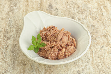 Canned tuna fish for salad