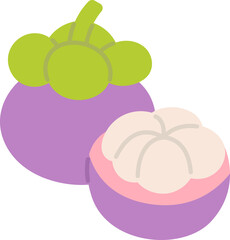 mangosteen healthy fruit nature food 