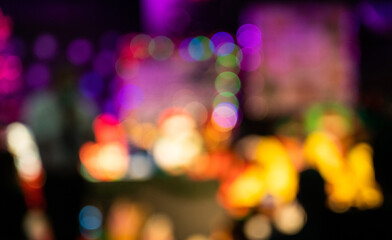 Colorful abstract bokeh background from state light