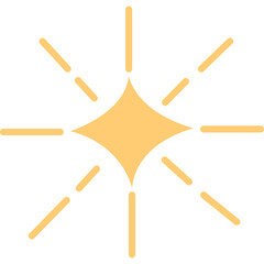 sparkle star shiny decoration clipart