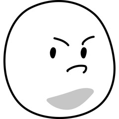 frowning face emoji