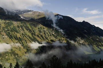 Grossglockner Hochalpenstraße view in alps