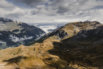 Grossglockner Hochalpenstra&szlig;e view in alps