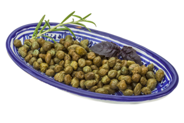 Capers in the bowl