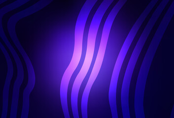 Dark Purple vector layout with curved lines.