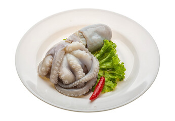 Raw octopus