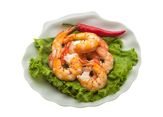 Unshelled king prawn