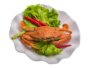 Boiled crab