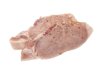 Raw pork meat steak for grill