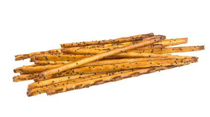 Sweet baking sticks on a white plate