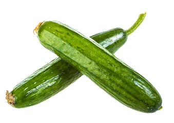 Cucumber isolated on white background