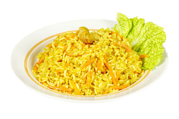 Uzbek national dish - plov