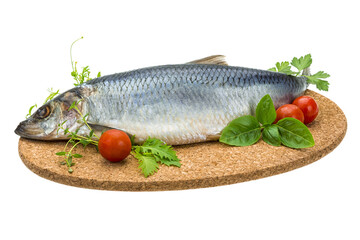 Marinated herring with herbs