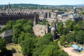 Fototapeta na wymiar City landscape of Edinburgh