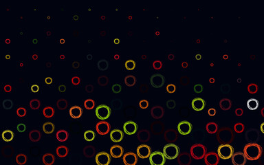 Light Green, Red vector layout with circle shapes.