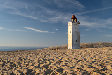 Rubjerg Knude Fyr Lighthouse, Denmark - obrazy, fototapety, plakaty