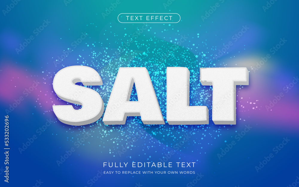 Poster white textured text effect. editable font style