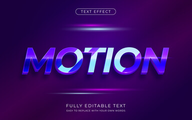 Obraz premium Editable Text Effect Motion Font style