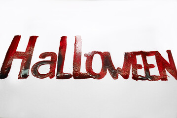 Wold Halloween written by blood