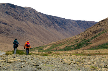 Fototapeta premium hiking in the mountains
