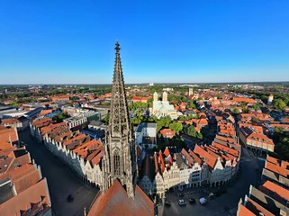 Münster, Deutschland: Panorama über die malerische Altstadt © KK imaging