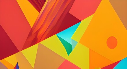 Abstract geometric pattern design in retro style. illustration.