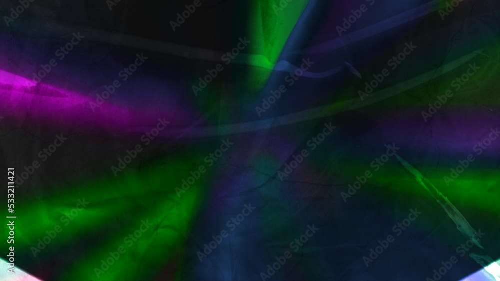 Poster colorful animation with light highlights and effects for transitions. motion. shimmering colorful ra