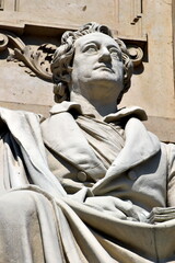 Goethe vor der Semperoper in Dresden