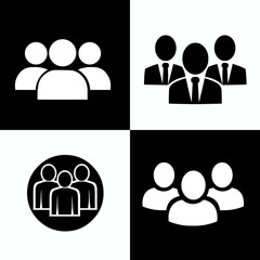 Business team icons