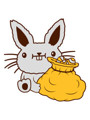 Osterhase großer Eier Sack 