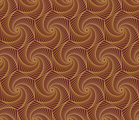 Seamless pattern of colorful fractal curves. Seamless pattern of fractals. Background of fractals. Guilloche seamless pattern.