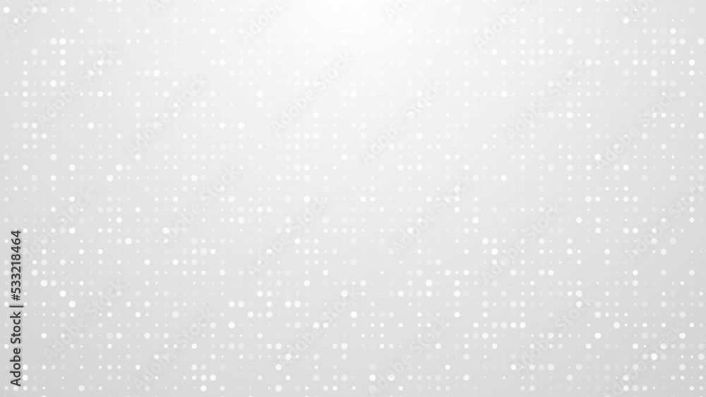 Poster dot white gray pattern gradient texture background. abstract technology big data digital background.