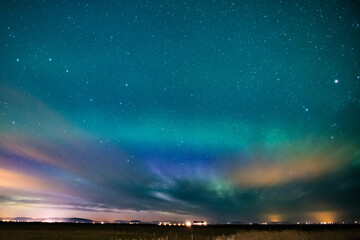 Northern Lights In Iceland (Aurora Borealis)
