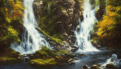 Obraz premium Waterfall